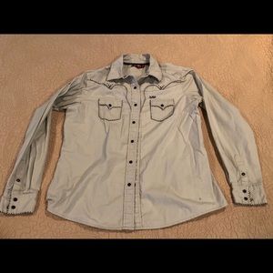 Cruel Girl long sleeve button down shirt